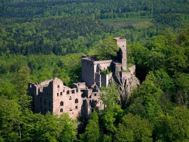 Altes Schloss Hohenbaden von außen