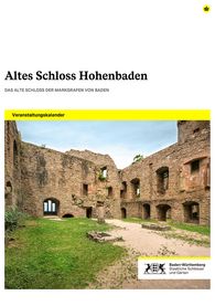 Titelbild des Jahresprogramms für Altes Schloss Hohenbaden